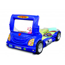 Pat pentru copii Camion Inlea4Fun - albastru Preview