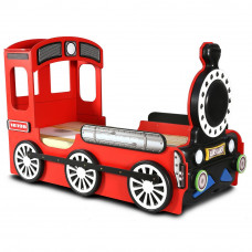 Pat pentru copii - locomotivă - Inlea4Fun - roșu Preview