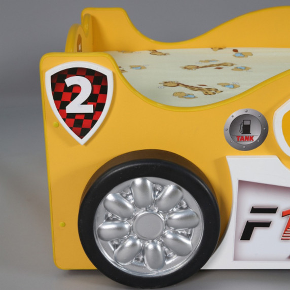 Pat pentru copii - Monza Mini Inlea4Fun  - galben