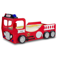 Pat pentru copii - mașină pompier - Inlea4Fun 