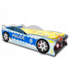 Pat mare pentru copii - mașină Speedy Police - Inlea4fun Preview