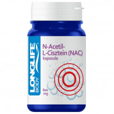Capsule N-acetil-L-cisteină (NAC) - 60 bucăți - Longlife Preview