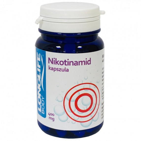 Vitamină nicotinamidă, vitamină B3 - 60 buc - Longlife