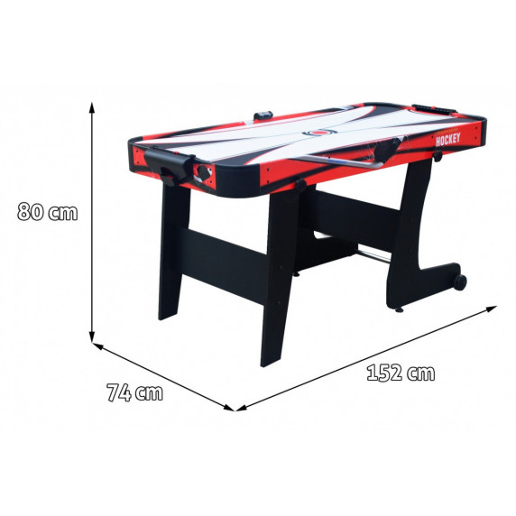 Masă air hockey - Inlea4Fun Air Hockey Red Table