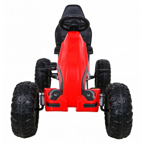 Kart cu pedale - roșu - Inlea4Fun STRONG