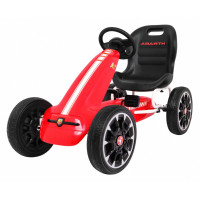Kart cu pedale - roșu - Inlea4Fun ABARTH 