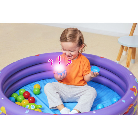 Piscină gonflabilă pentru copii cu 50 bile colorate - BESTWAY 52466