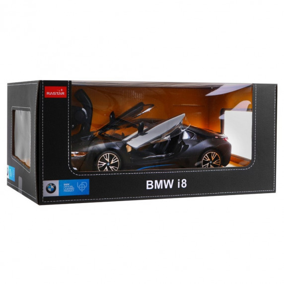 Mașină sport RC BMW i8 RASTAR 1:14 - negru
