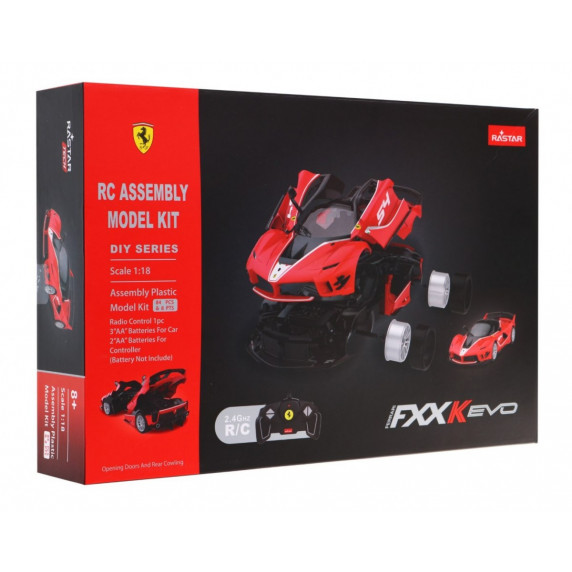 Mașină cu telecomandă - Ferrari FXX-K 1:18  RASTAR - roșu