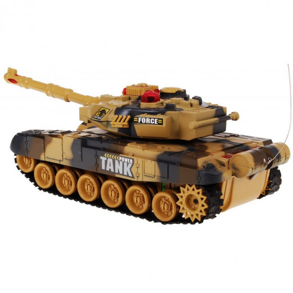 Tanc cu telecomandă - galben - RC Tank WAR Camouflage