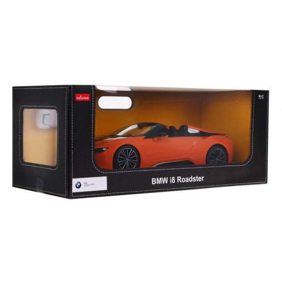 Mașină BMW I8 Roadster cu telecomandă, 1:12 RC - portocaliu