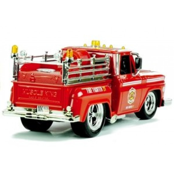 Mașină de pompieri cu telecomandă - 30 cm Inlea4Fun FIRE FIGHTER