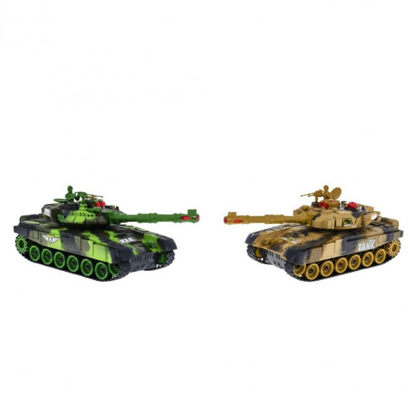 Set tanc - RC Tank War - 2 bucăți