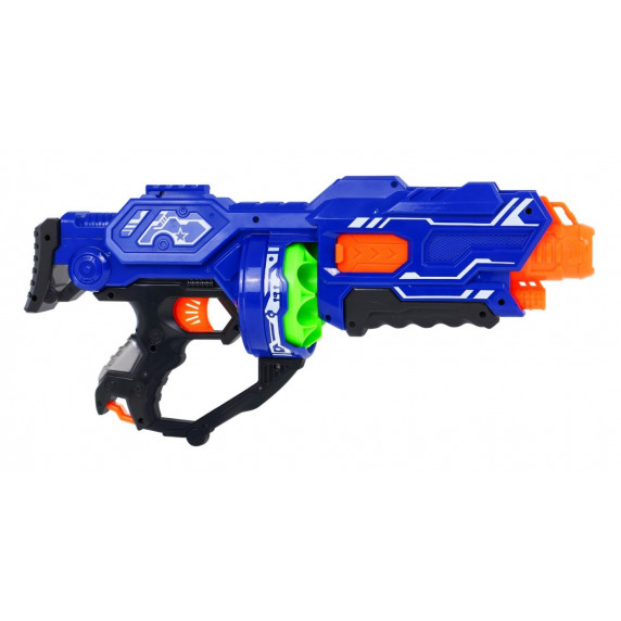 Pistol pentru copii cu bile de spumă, albastru Blaze Storm Inlea4fun 