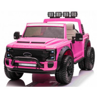 Mașină electrică Ford Super Duty - roz 