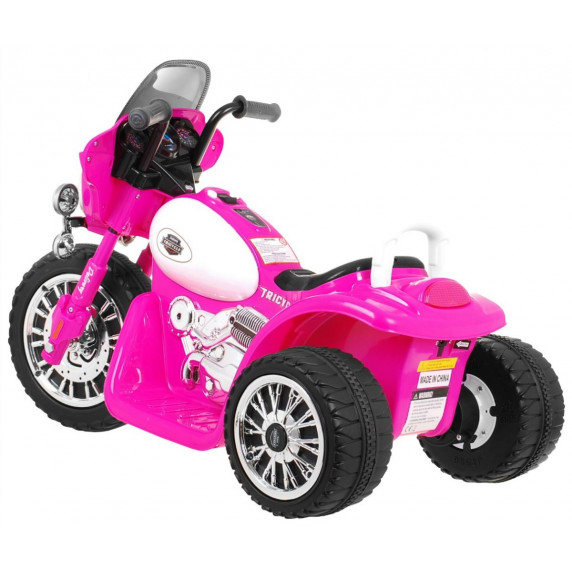 Motocicletă electrică - Chopper - roz