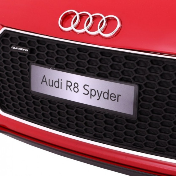 Mașină electrică - AUDI R8 Spyder RS EVA - roșu