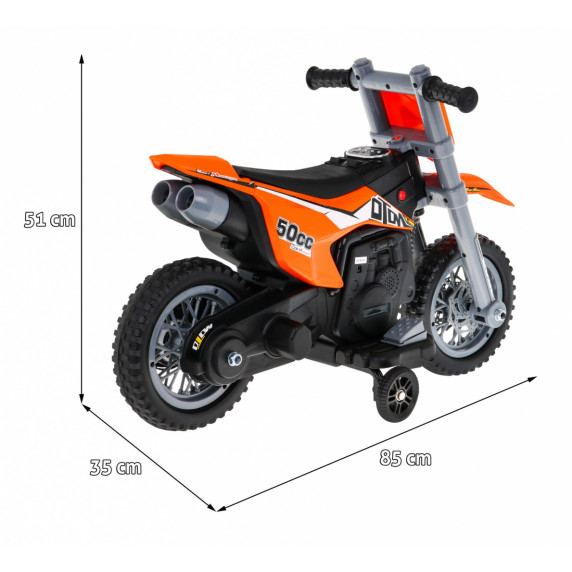 Motocicletă electrică - Inlea4Fun V-Cross - portocaliu