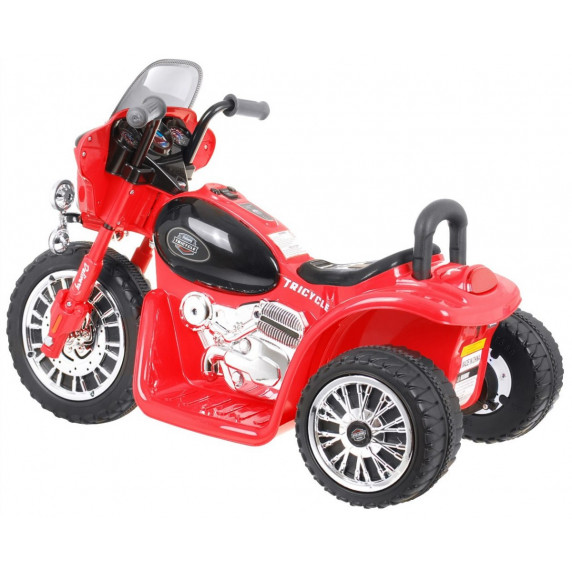 Motocicletă electrică - Chopper - roșu