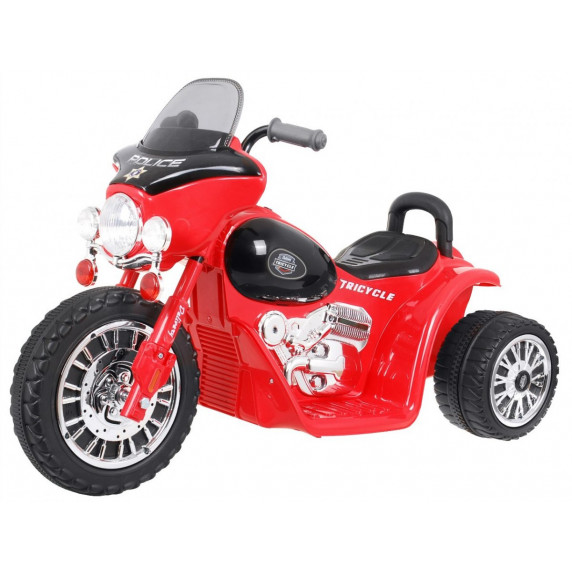 Motocicletă electrică - Chopper - roșu