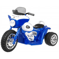 Motocicletă electrică pentru copii - Chopper - albastru 