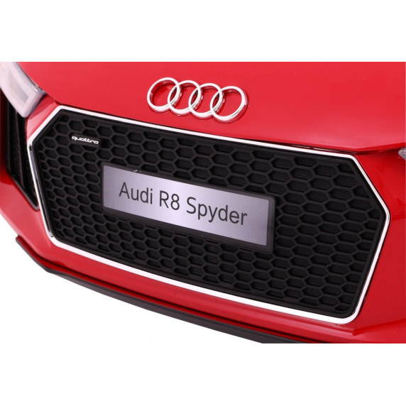 Mașină electrică lăcuită - AUDI R8 Spyder RS EVA - roșu