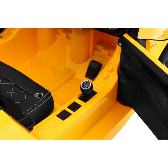 Mașină electrică - galben - AUDI R8 Spyder 2.4G EVA 