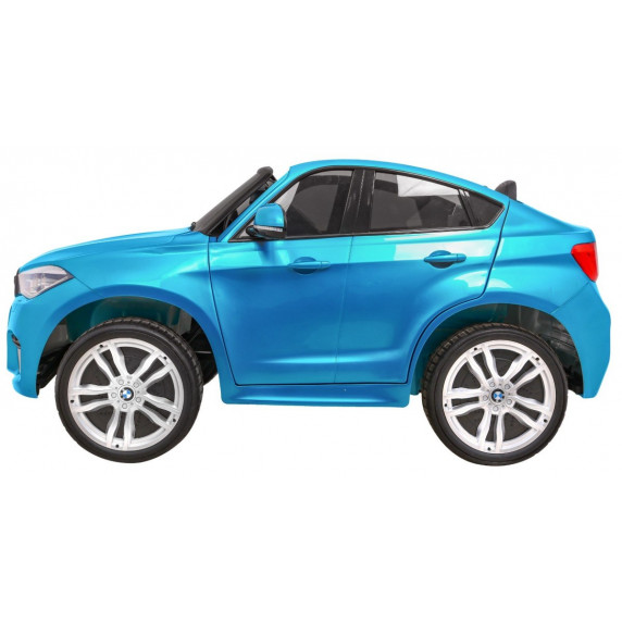 Mașină electrică lăcuită - BMW X6M XXL - albastru deschis