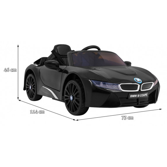 Mașină electrică - BMW i8 LIFT Coupe - negru