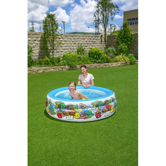 Piscină gonflabilă pentru copii - 152x51 cm - BESTWAY 51121