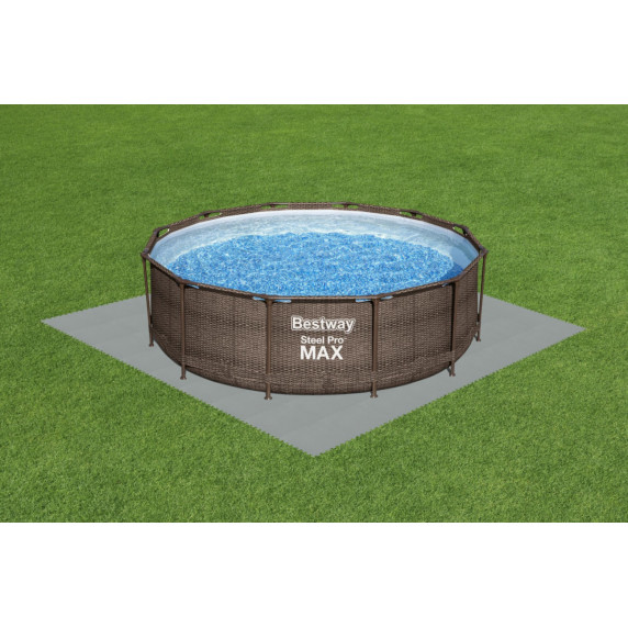 Prelată piscină -  9 buc 50x50 cm - Bestway 58639 - gri