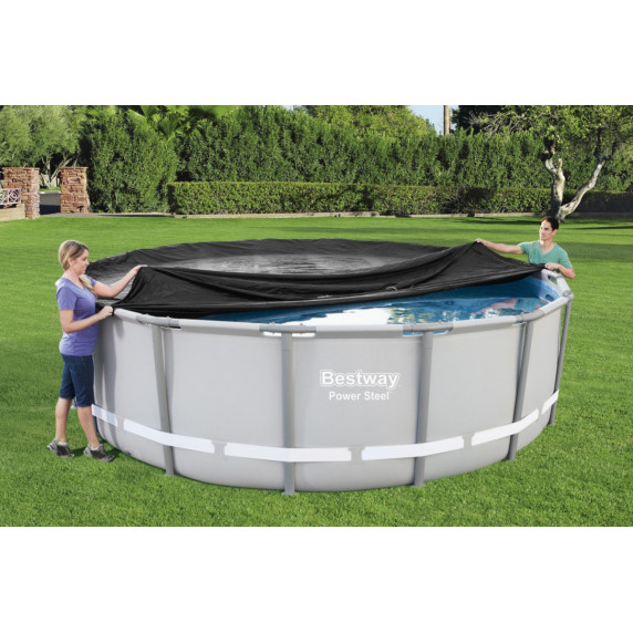 Husă protecție pentru piscine cu cadru metalic de 488 cm - BESTWAY 58249