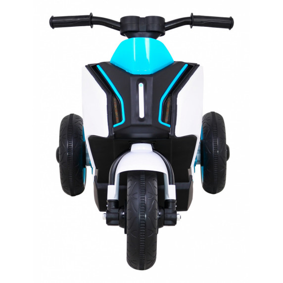 Motocicletă electrică - alb/negru/albastru - ADVANCE