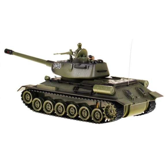 Tanc cu telecomandă, Battle Tank T-34, 1:28, Inlea4fun