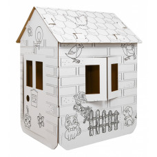 Casa de joacă din carton - Inlea4Fun House For Painting Preview