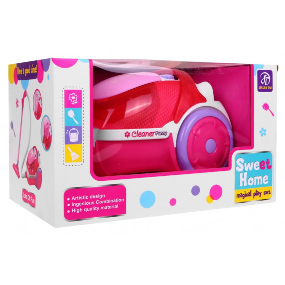 Aspirator de jucărie pentru copii - roz