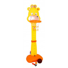 Set baschet pentru copii, formă de girafă, reglabilă, cu accesorii Inlea4fun  Preview