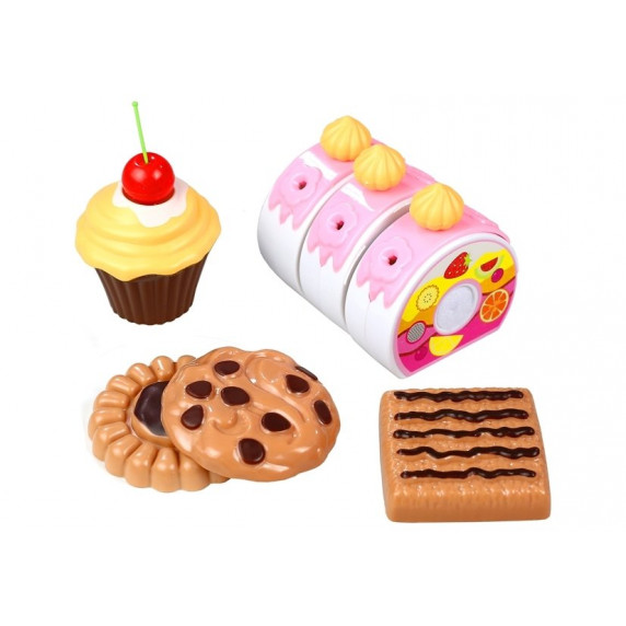 Set tort feliabil cu 75 de accesorii Inlea4Fun DIY Cake Birthday