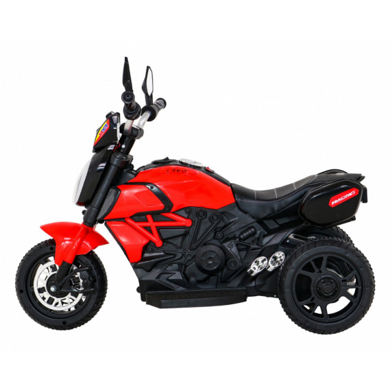 Motocicletă electrică cu 3 roți - Inlea4Fun Fast Tourist - roșu