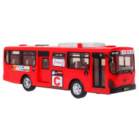 Autobuz de jucărie - roșu - Inlea4Fun CITYBUS 