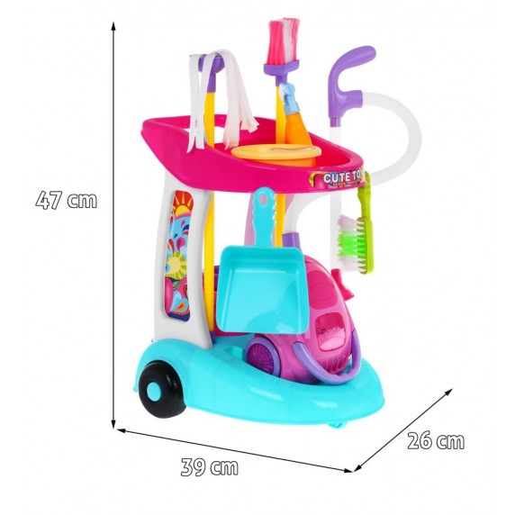 Set de curățenie pentru copii, cu accesorii Cute Toy Inlea4Fun
