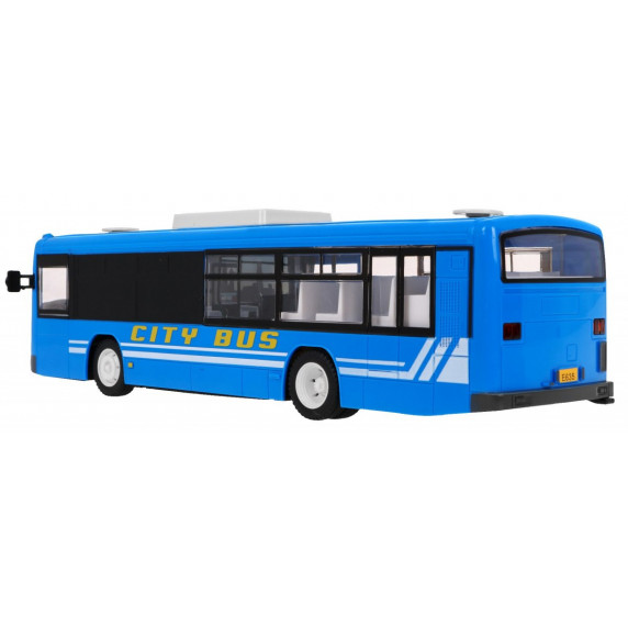 Autobuz cu telecomandă 1:20 - albastru - Inlea4Fun