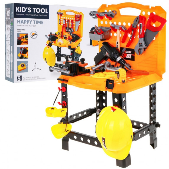 Set masă cu unelte pentru copii, Inlea4Fun KID'S TOOL