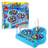 Set de pescuit pentru copii - Inlea4Fun FUNNY FISHING - albastru 