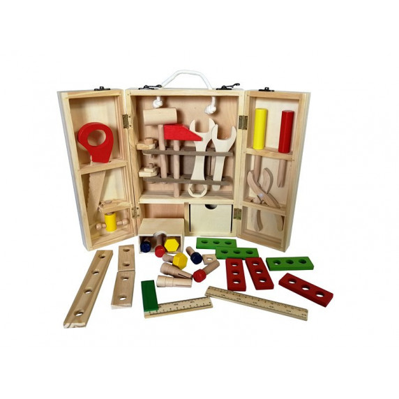 Set unelte de lemn în cutie Inlea4Fun