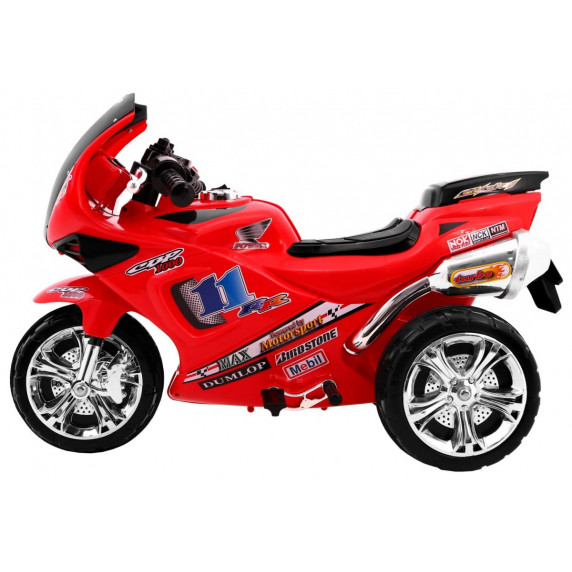 Motocicletă electrică cu 3 roți - roșu - RR1000