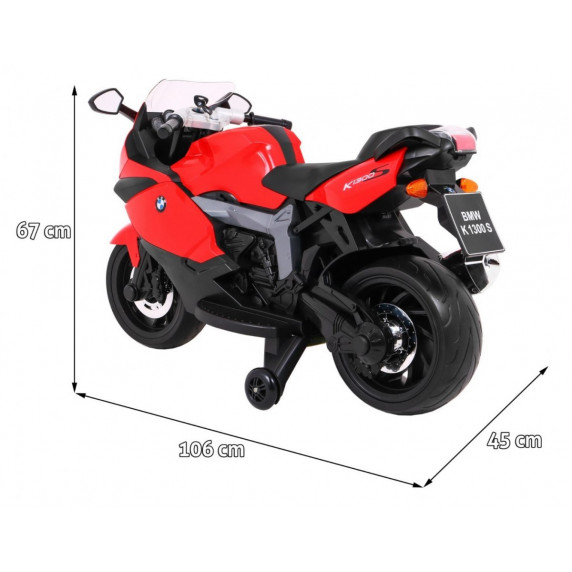 Motocicletă electrică - Inlea4Fun BMW K1300S - roșu