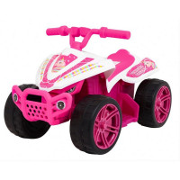 ATV electric pentru copii - Inlea4Fun QUAD Little Monster - roz 