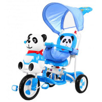 Tricicletă pentru copii - panda - albastru - Inlea4Fun 