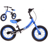 Bicicletă fără pedale - Inlea4Fun Boomerang 10"/12" - albastru 